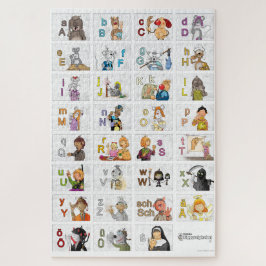 Deutsches Fingeralphabet II Legpuzzel