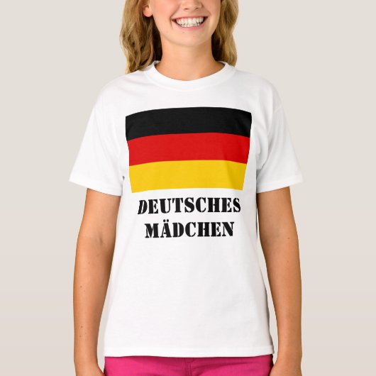 DEUTSCHES MÄDCHEN T-SHIRT (Voorkant)