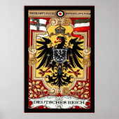 Deutsches Reich ~  Duits WW1 Poster (Voorkant)