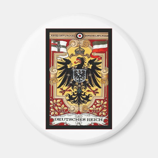 Deutsches Reich ~ Duits WW1 Poster Magneet (Voorkant)