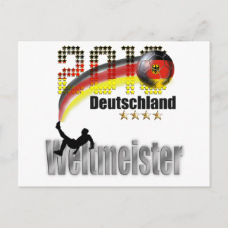 Deutschland 2014 weltmeister briefkaart