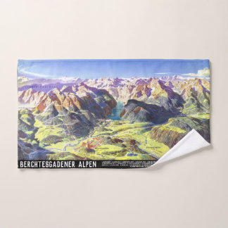 " Deutschland: 2021 - Alpen Berchtesgaden Panorama Handdoek