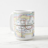 " Deutschland: 2021/heute München - S-/U-Bahnnetz Koffiemok (Voorkant links)