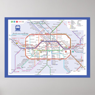 "Deutschland: 2022/heute Berlin - Liniennetz ... Poster