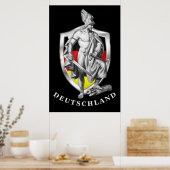Deutschland Allemagne Hermann Arminius Poster (Cuisine)