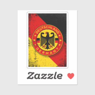 Deutschland, Badge van Duitsland Sticker