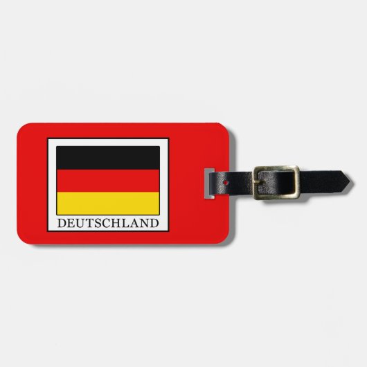 Deutschland Bagagelabel (Voorkant horizontaal)