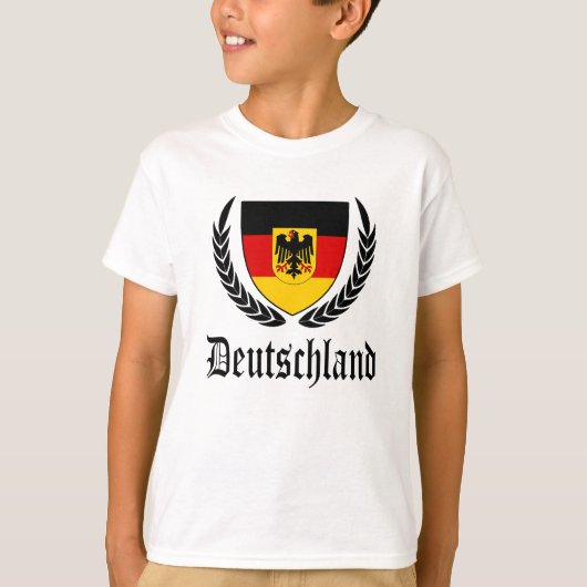 Deutschland Crest T-shirt (Voorkant)