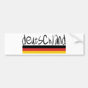 Deutschland Design! Bumpersticker