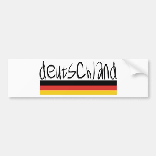 Deutschland Design! Bumpersticker (Voorkant)