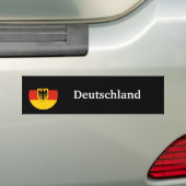 Deutschland (Duitsland) Bumpersticker (Op auto)