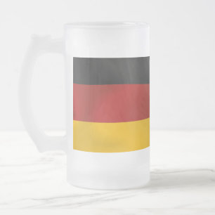 Deutschland Duitsland Bundesvlaggevlag Flag Matglas Bierpul