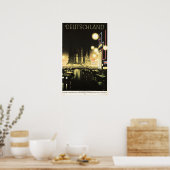 DEUTSCHLAND DUITSLAND  Europees reisposter Poster (Keuken)