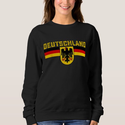 Deutschland Duitsland Vlag Eagle Duitse nationale Trui (Voorkant)