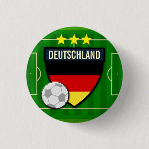 Deutschland Duitsland Voetbal Button