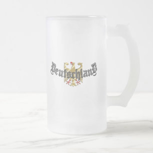 Deutschland Eagle logo t - shirts en cadeaus Matglas Bierpul