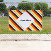 Deutschland en Duitse vlag gepersonaliseerd Spandoek (Insitu)