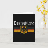 Deutschland Flag Eagle  Duits Erfgoed PRI Kaart (Gele Bloem)