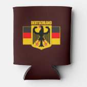 Deutschland Flag & wapenmunt Blikjeskoeler (Voorkant)