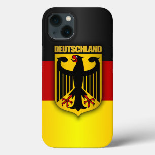 Deutschland Flag & wapenmunt iPhone 13 Hoesje
