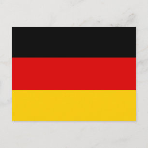 Deutschland Flagge Postkarte Briefkaart