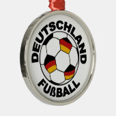 Deutschland Fußball Design Pendant Ornament (Rechts)