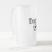 Deutschland grote fussball logo matglas bierpul (Voorkant links)