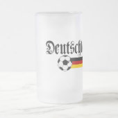 Deutschland grote fussball logo matglas bierpul (Center)