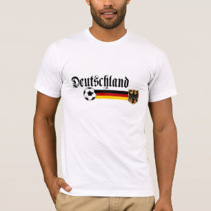 Deutschland grote fussball logo t-shirt
