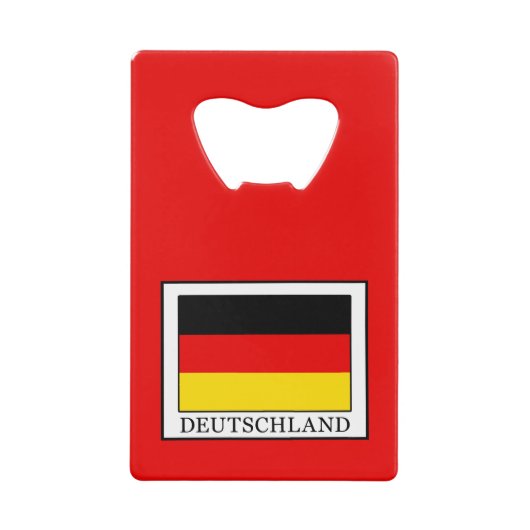 Deutschland Kredietkaart Flessenopener (Voorkant)