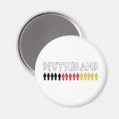 Deutschland liefhebber geschenken! magneet (Voorkant / Achterkant)