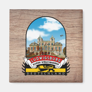 Deutschland Ludwigsburg Vintage souvenir Magneet