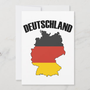 Deutschland Map - Duitse vlag - Duitsland reizen