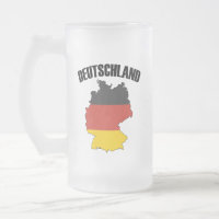 Deutschland Map - Duitse vlag - Duitsland reizen