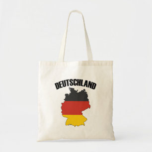 Deutschland Map - Duitse vlag - Duitsland reizen Tote Bag