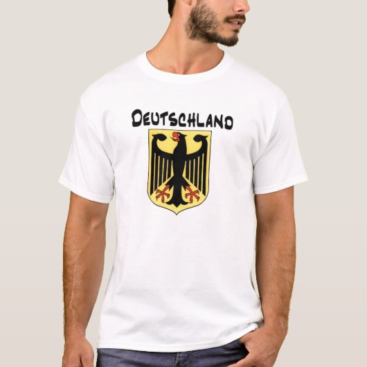 Deutschland met Duitse adelaar T-shirt (Voorkant)