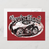 Deutschland Motokleding Briefkaart (Voorkant / Achterkant)