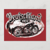 Deutschland Motokleding Briefkaart (Voorkant)