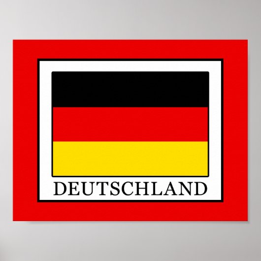 Deutschland Poster (Voorkant)