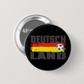 Deutschland Soccer Ronde Button 5,7 Cm (Voorkant /achterkant)