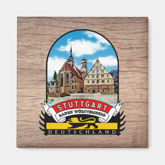 Deutschland Stuttgart Vintage souvenir Magneet