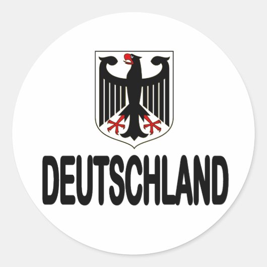 Deutschland Voetbal Fußball Eagle Stickers (Voorkant)