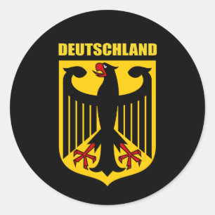 Deutschland wapenstilstand ronde sticker