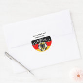 Deutschland wird Weltmeister Ronde Sticker (Envelop)