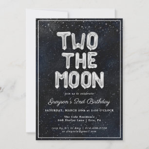 Deux à la Lune   Invitation pour la 2e fête d'anni