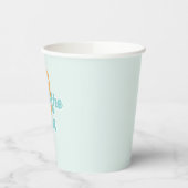 Deux à la mer Gobelets en papier pour 2e anniversa (Gauche)