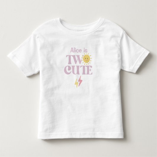 Deux Adorables – T-Shirt pour les 2 ans pour Fille (Devant)