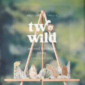 Deux Affiches de bienvenue de photos sauvages (Neutre)