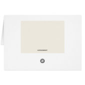 Deux aigles modifiables sur les Cartes de remercie (Dos Horizontal)