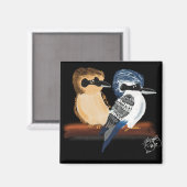 Deux aimants Kookaburra (Recto/Verso)